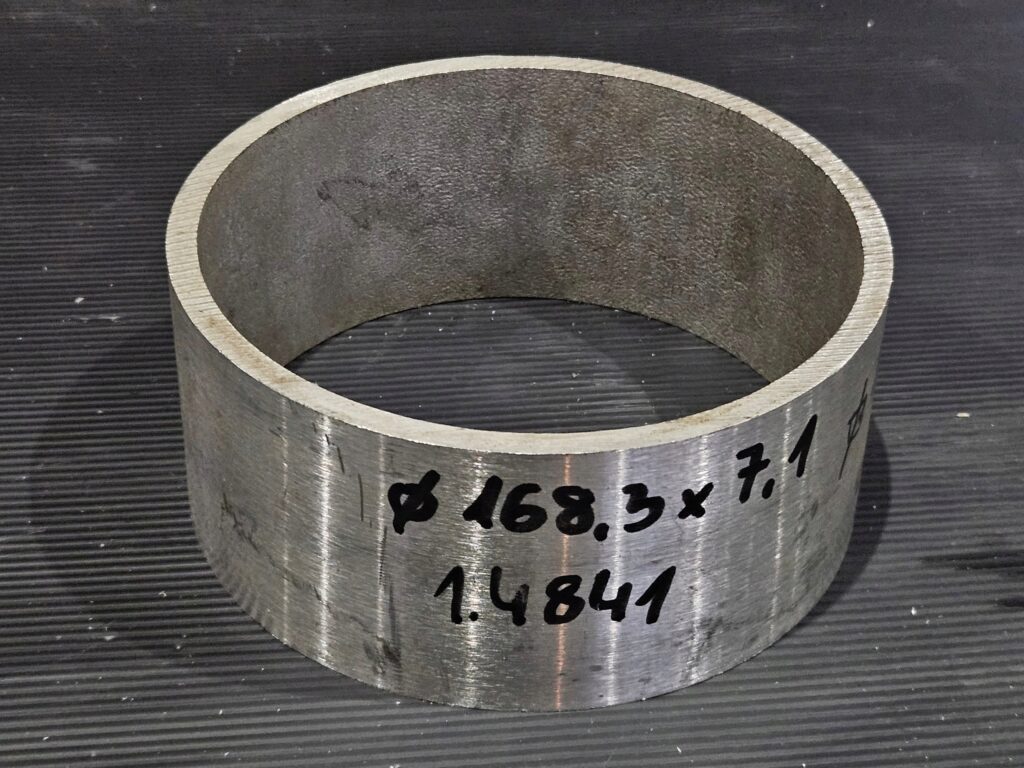 Rura żaroodporna 168,3 x 7,1mm, gat.1.4841