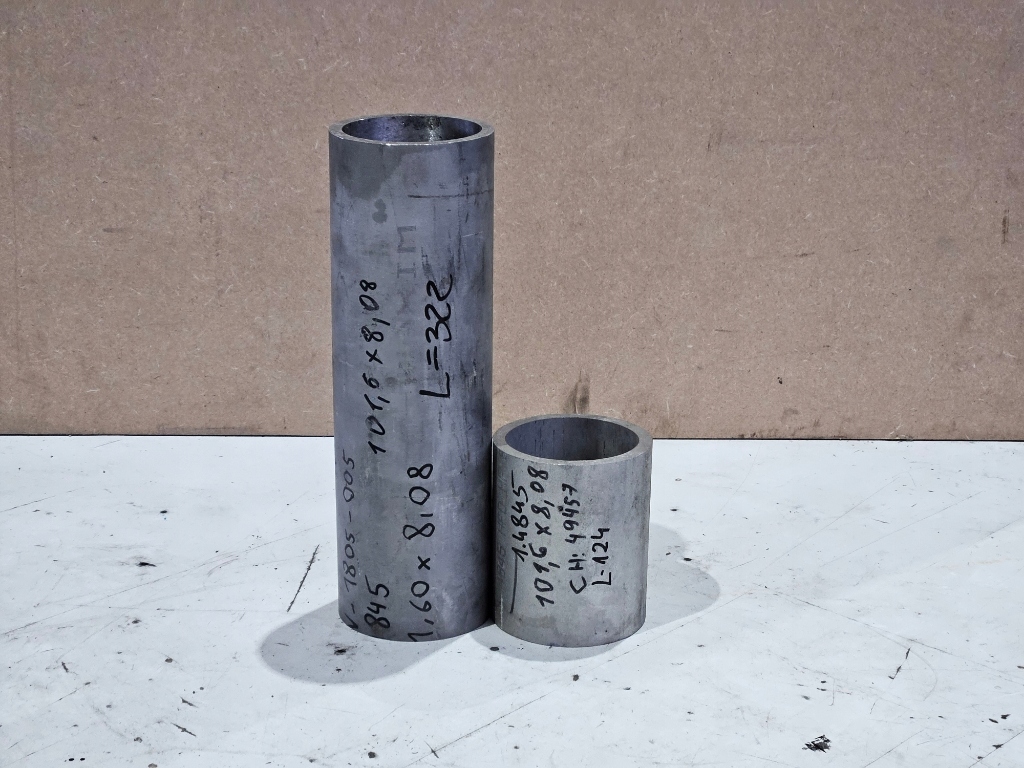 Rura żaroodporna 101,6 x 8,08mm, gat.1.4845