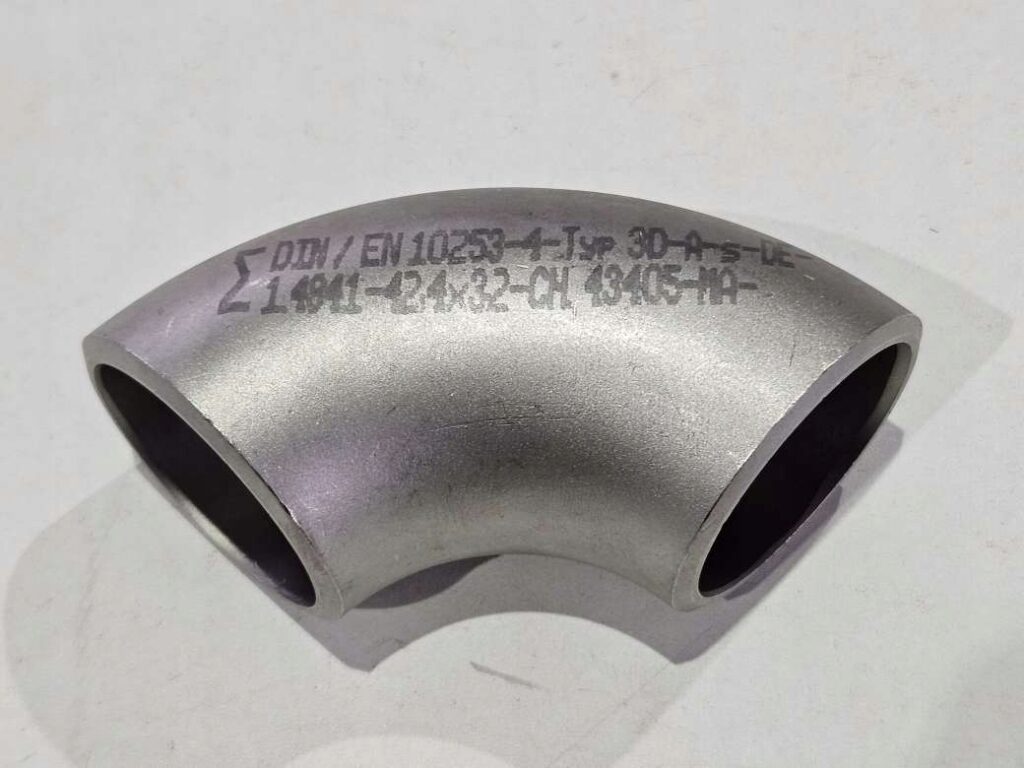 Kolano żaroodporne bez szwu DN32 / 42,4 x 3,2mm, 90 st., gatunek 1.4841