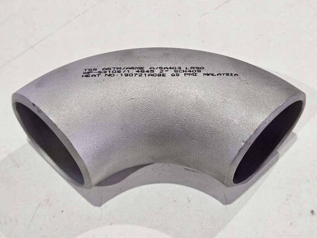 Kolano żaroodporne bez szwu 2" / 60,3 x 3,91mm, 90 st., gatunek 1.4845