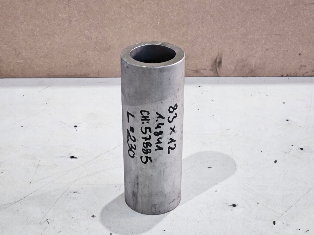 Rura żaroodporna 83,0 x 12,0mm, gat. 1.4841